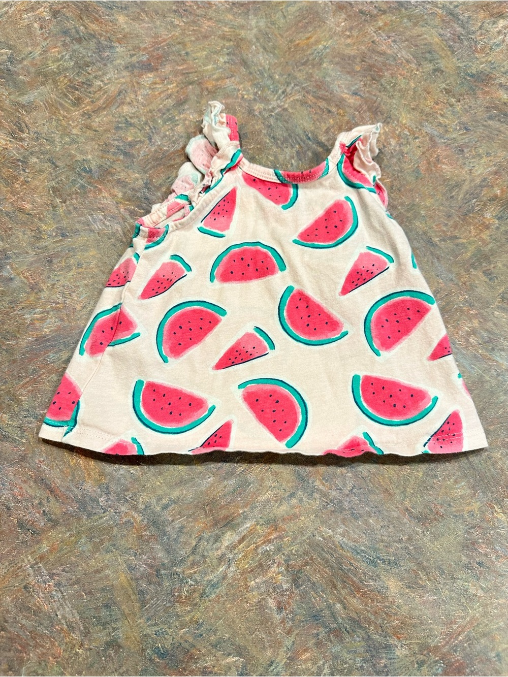 🤑EU Carter's Baby Girls' Pink Watermelon Print Tank Top🤑